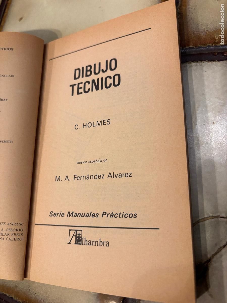Libros de segunda mano: Dibujo t&eacute;cnico. C. Holmes. Alhambra. - Foto 3