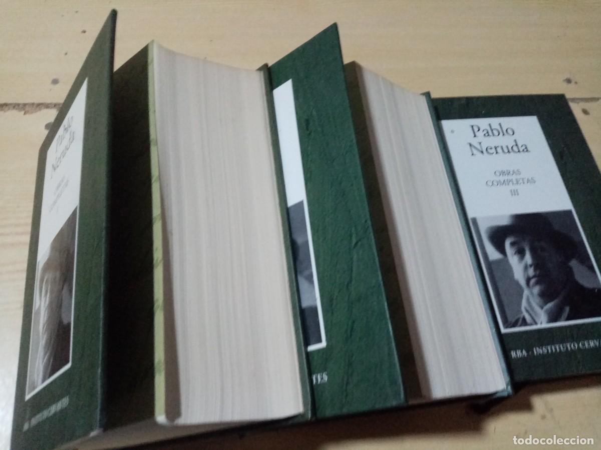 Libros de segunda mano: OBRAS COMPLETAS PABLO NERUDA. VOL. I. II Y III. C31L - Foto 4