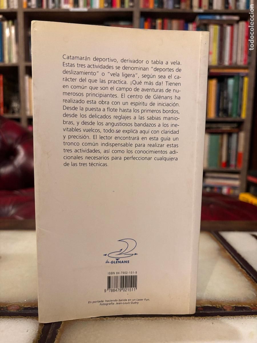 Libros de segunda mano: La pr&aacute;ctica de la vela ligera. Gu&iacute;as Gl&eacute;nans. - Foto 2