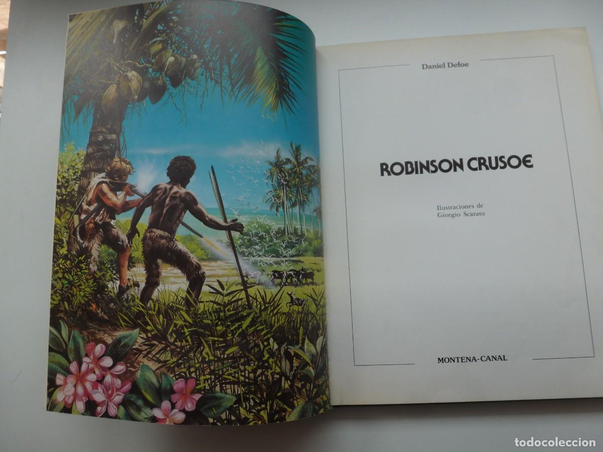 Libros de segunda mano: ROBINSON CRUSOE. DANIEL DEFOE. MONTENA-CANAL 1982 - Foto 3