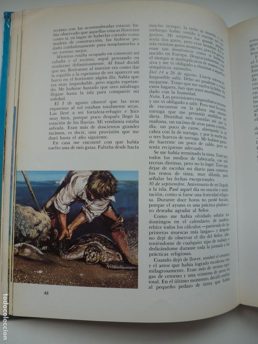 Libros de segunda mano: ROBINSON CRUSOE. DANIEL DEFOE. MONTENA-CANAL 1982 - Foto 6