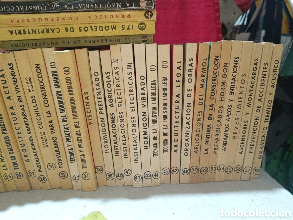 Libros de segunda mano: Lote 45 libros Monograf&iacute;as CEAC SOBRE CONSTRUCCI&Oacute;N - Foto 3