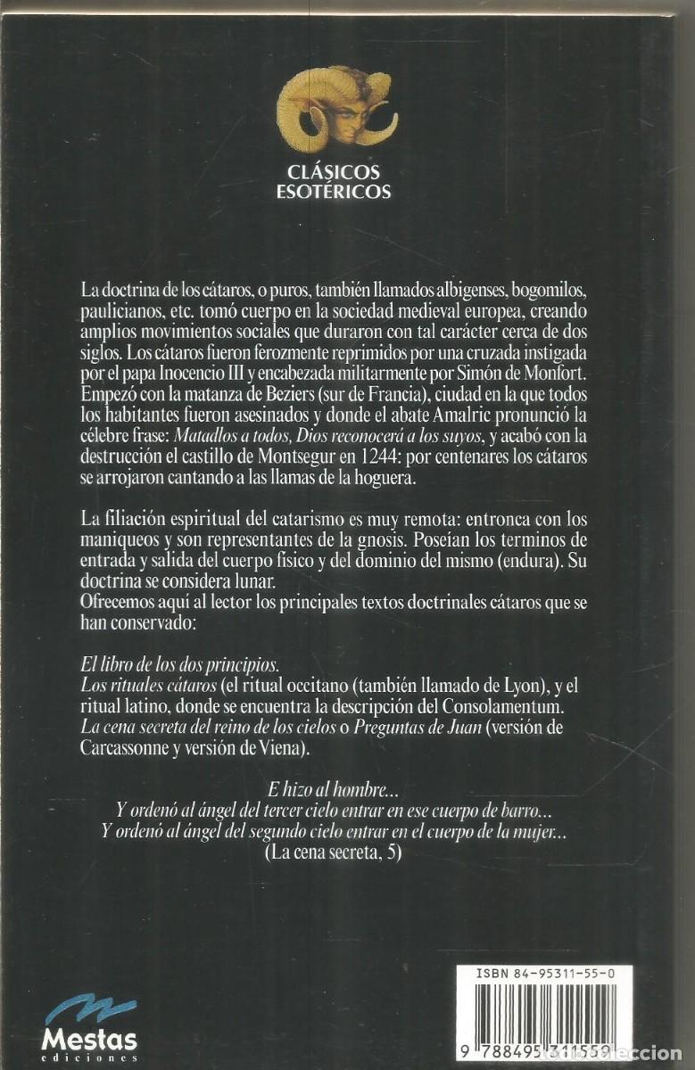 Libros de segunda mano: ANONIMO. DOCUMENTOS CATAROS. MESTAS - Foto 2