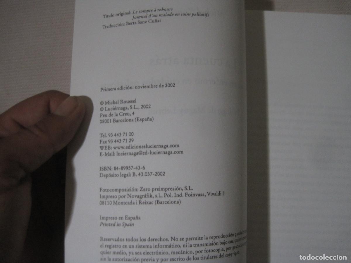 Libros de segunda mano: Michal Roussel - La cuenta atr&aacute;s - Luci&eacute;rnaga 2002 - Foto 2