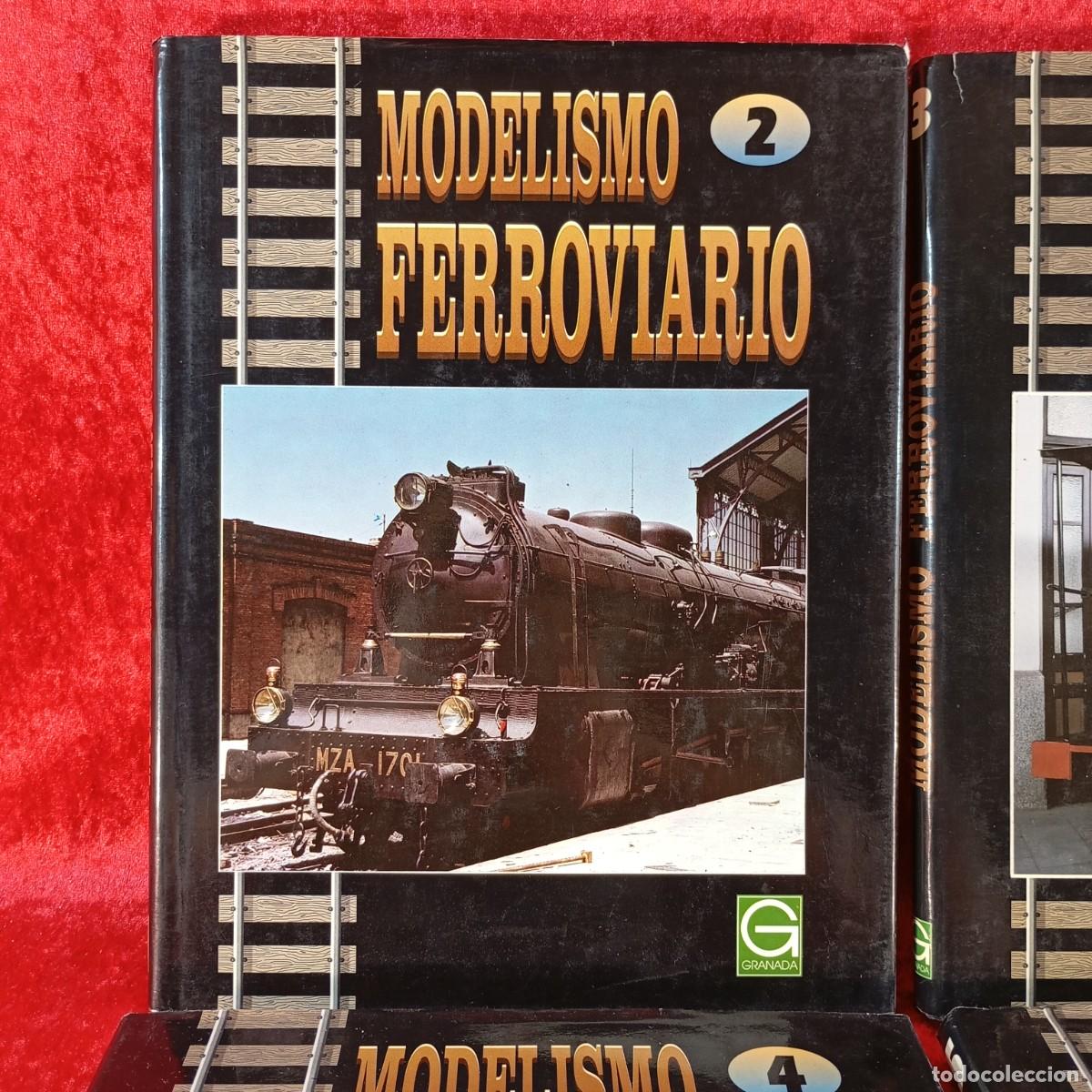 Libros de segunda mano: MODELISMO FERROVIARIO - EDICIONES GRANADA - 4 TOMOS - N&Uacute;MEROS 2,3,4,5 / 3629 - Foto 2