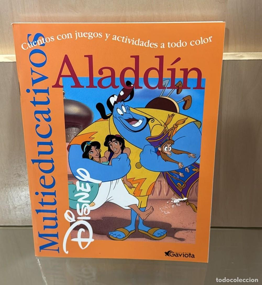 Libros de segunda mano: Aladd&iacute;n Disney Multieducativos Everest