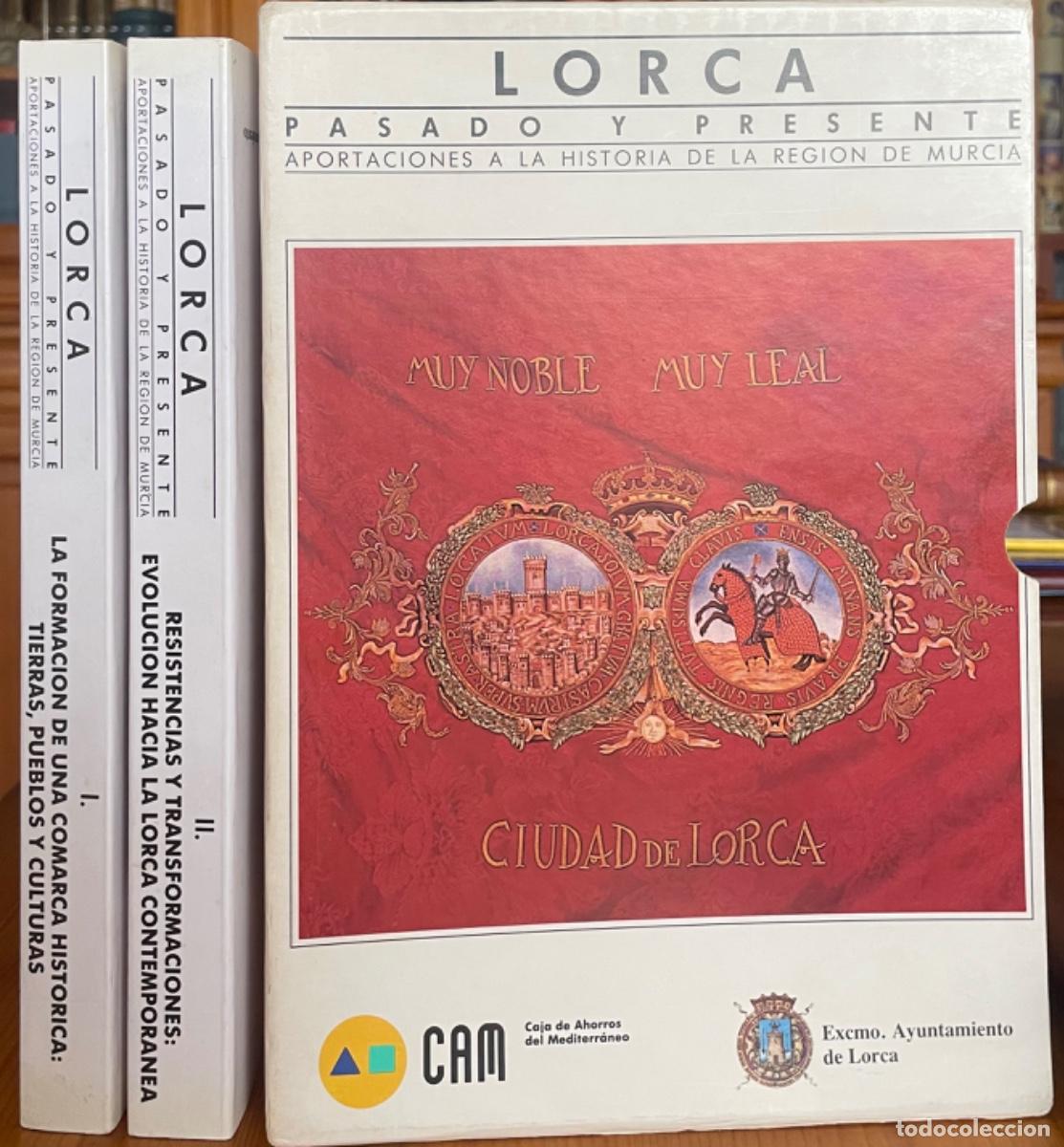 Libros de segunda mano: LORCA- MURCIA- HISTORIA- PASADO Y PRESENTE-OBRA COMPLETA- 1980 - Foto 1