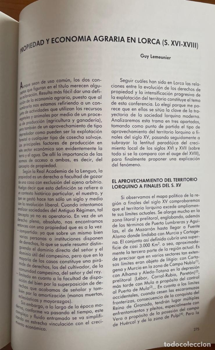 Libros de segunda mano: LORCA- MURCIA- HISTORIA- PASADO Y PRESENTE-OBRA COMPLETA- 1980 - Foto 8