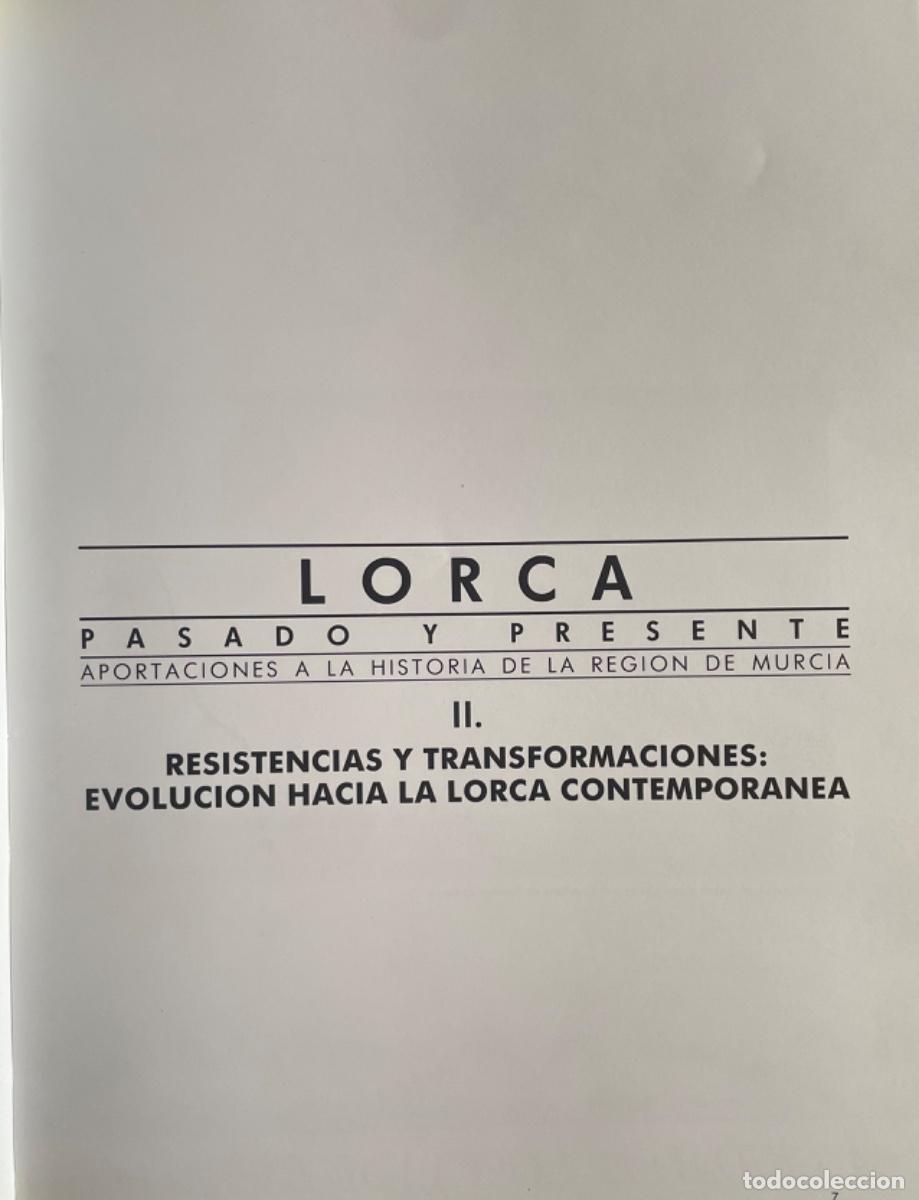 Libros de segunda mano: LORCA- MURCIA- HISTORIA- PASADO Y PRESENTE-OBRA COMPLETA- 1980 - Foto 12