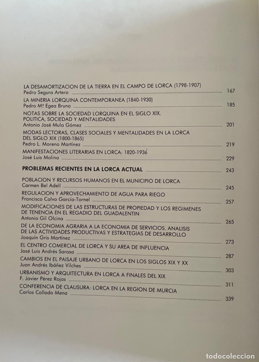 Libros de segunda mano: LORCA- MURCIA- HISTORIA- PASADO Y PRESENTE-OBRA COMPLETA- 1980 - Foto 16
