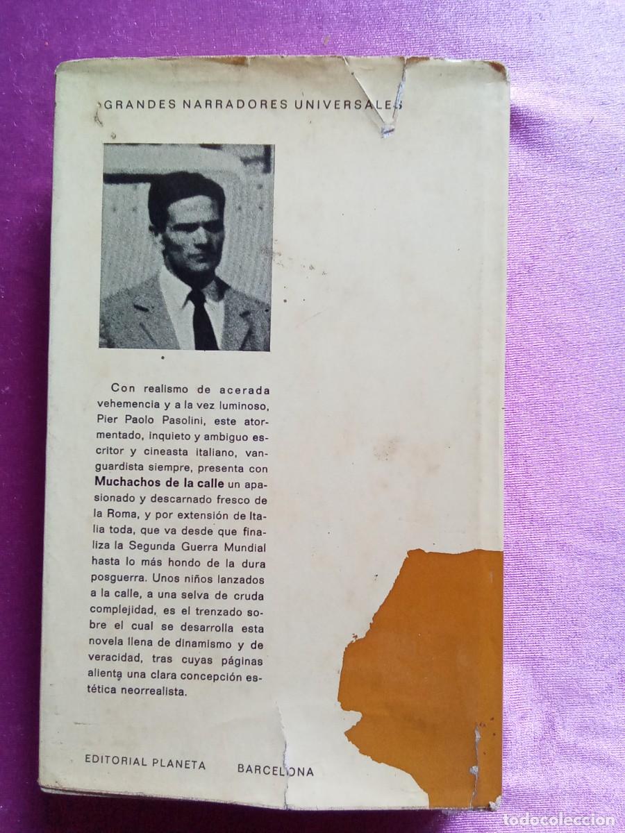 Libros de segunda mano: PASO LINI.MUCHACHOS DE LA CALLE. E/2/2/4 - Foto 2