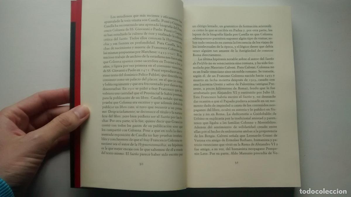 Libros de segunda mano: Sue&ntilde;o de Pol&iacute;filo - Francesco Colonna - Acantilado - Foto 5
