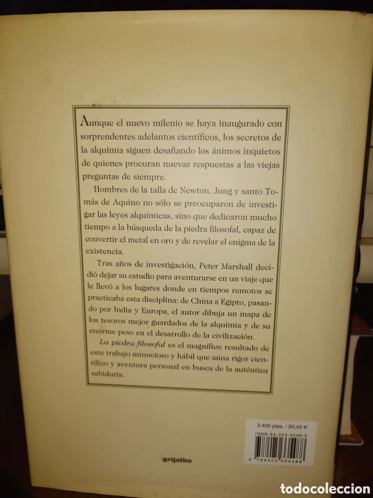 Libros de segunda mano: La Piedra Filosofal de Peter Marshall - Foto 2