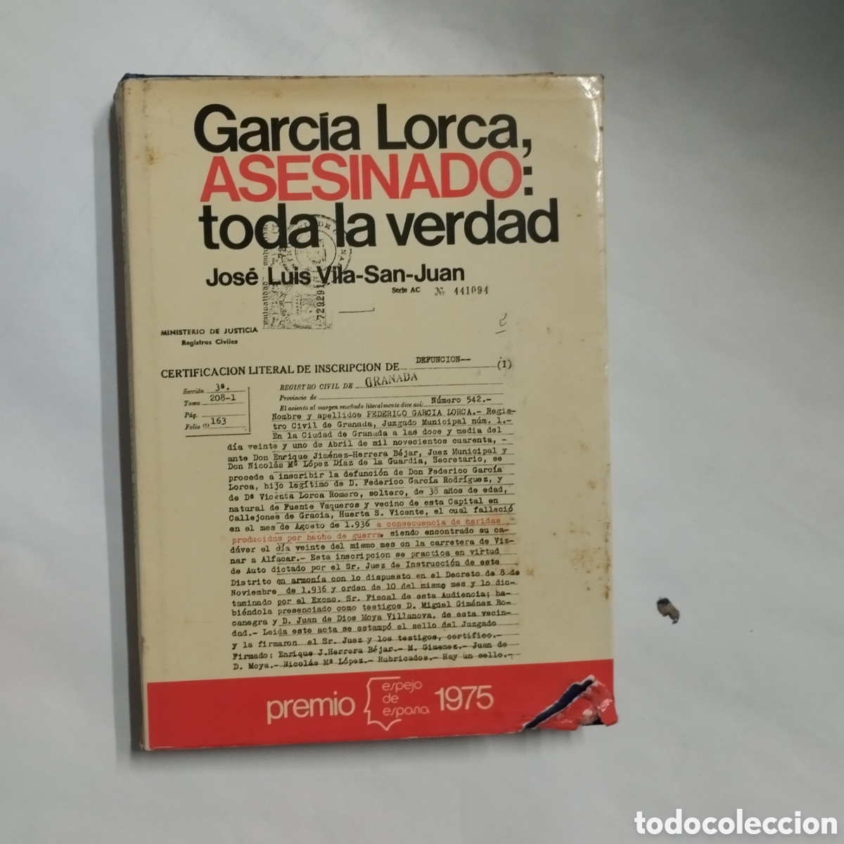 Libros de segunda mano: GARCIA LORCA, ASESINADO: TODA LA VERDAD - Foto 1