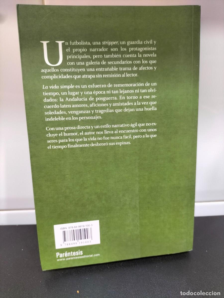 Libros de segunda mano: Libro - La vida simple ( Pascual Garrido - Par&eacute;ntesis colecci&oacute;n Umbral - Foto 4