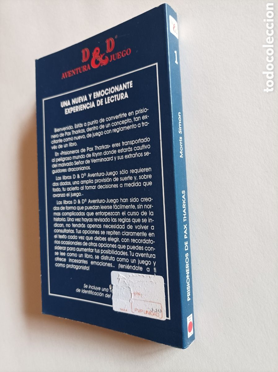 Libros de segunda mano: Prisioneros de Pax Tharkas / Morris Sim&oacute;n. Advanced Dungeons & Dragons, 1 - Foto 6