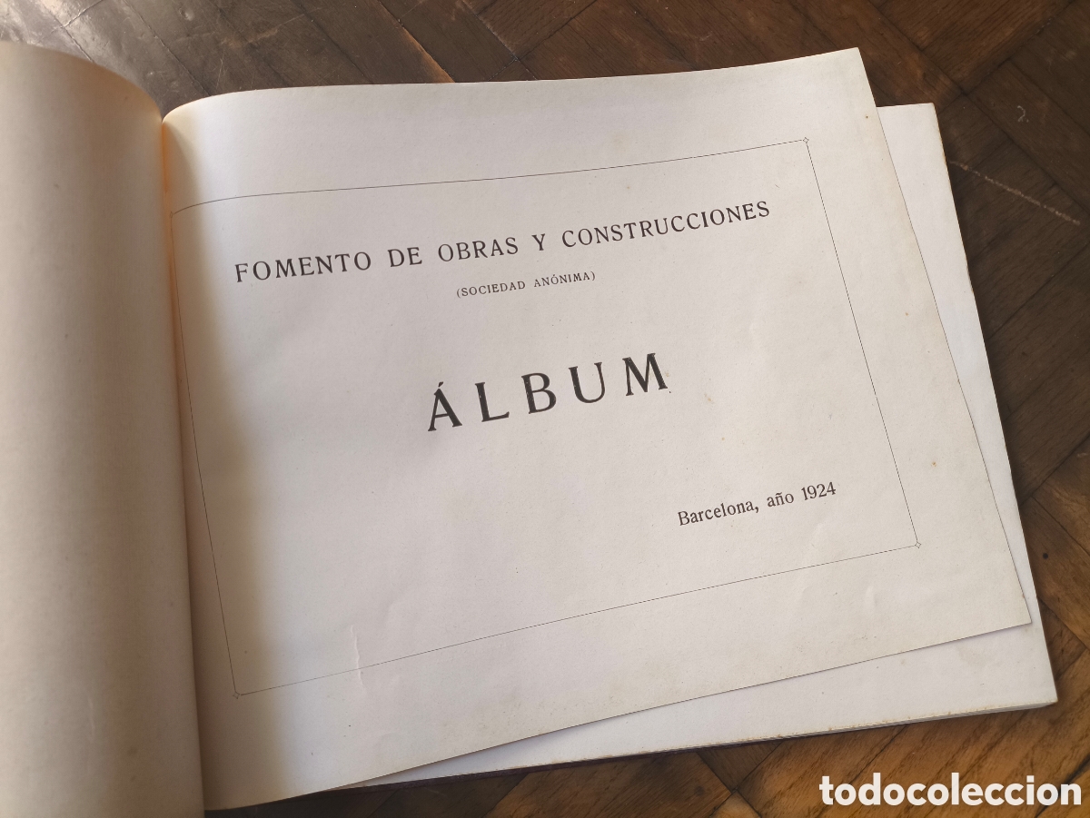 Libros de segunda mano: ESPA&Ntilde;A &Aacute;LBUM FOTOGR&Aacute;FICO FOMENTO DE OBRAS Y CONSTRUCCIONES 1924