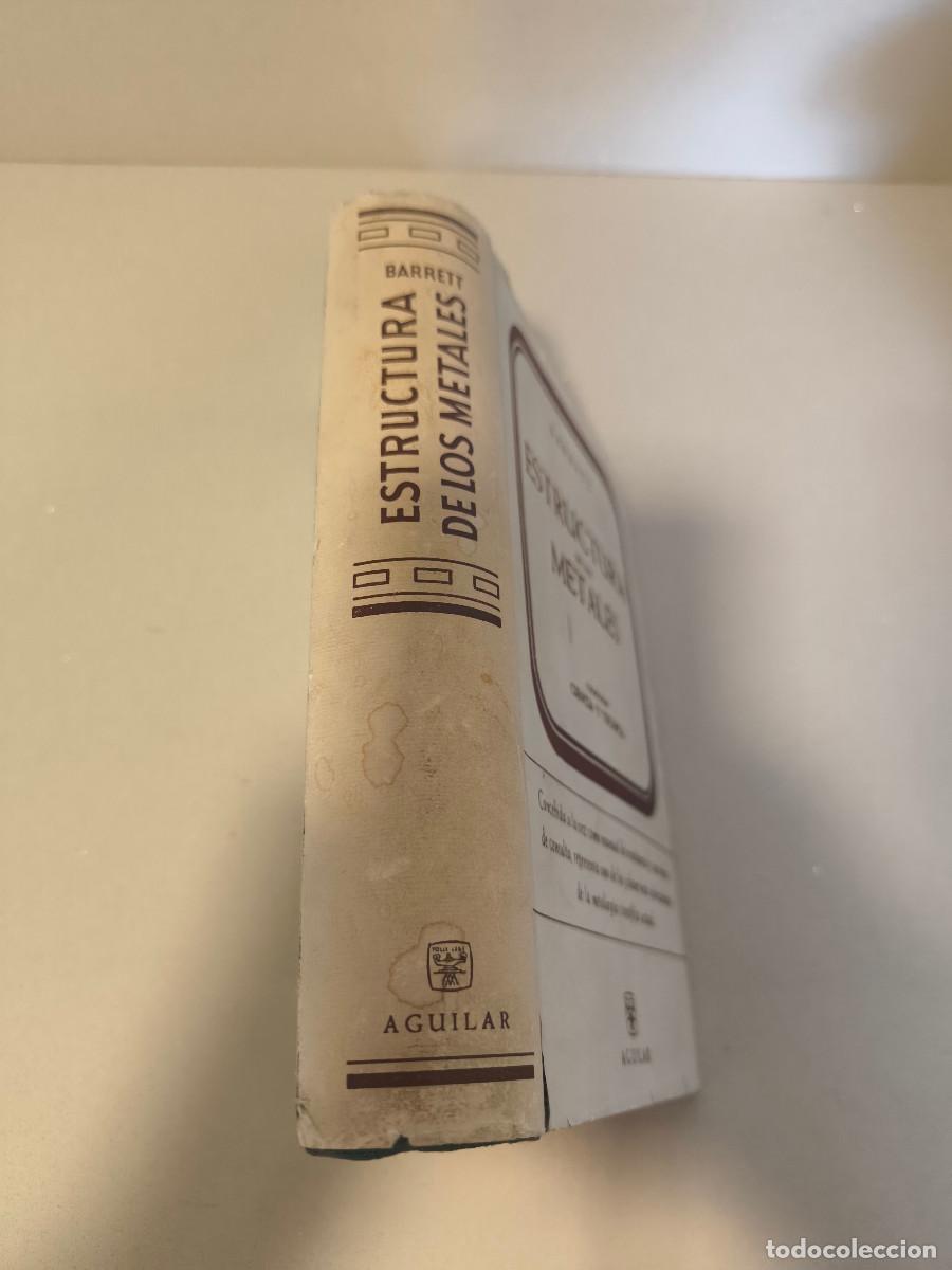 Libros de segunda mano: Estructura de los metales . Barrett. Aguilar . - Foto 2