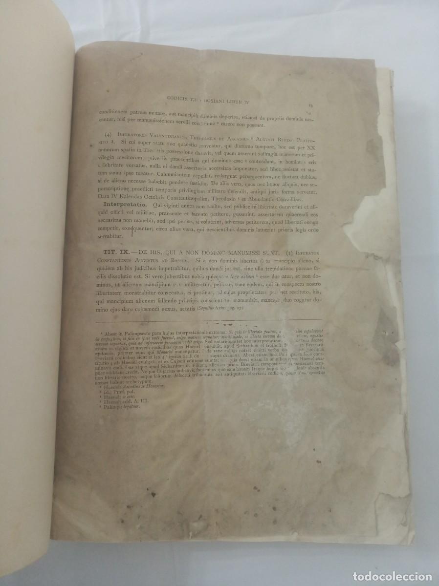 Libros de segunda mano: CODICIS THEODOSIANI LIBER - Foto 2