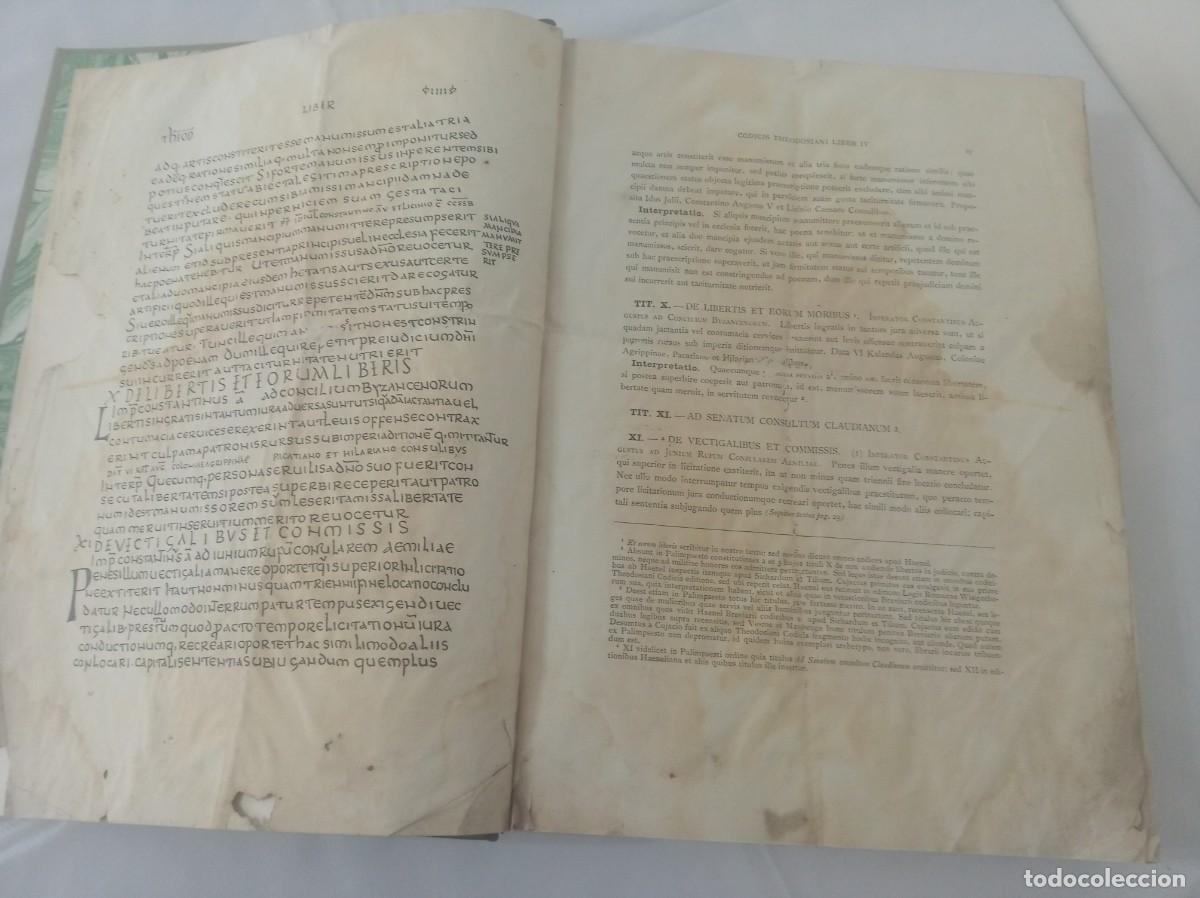 Libros de segunda mano: CODICIS THEODOSIANI LIBER - Foto 3