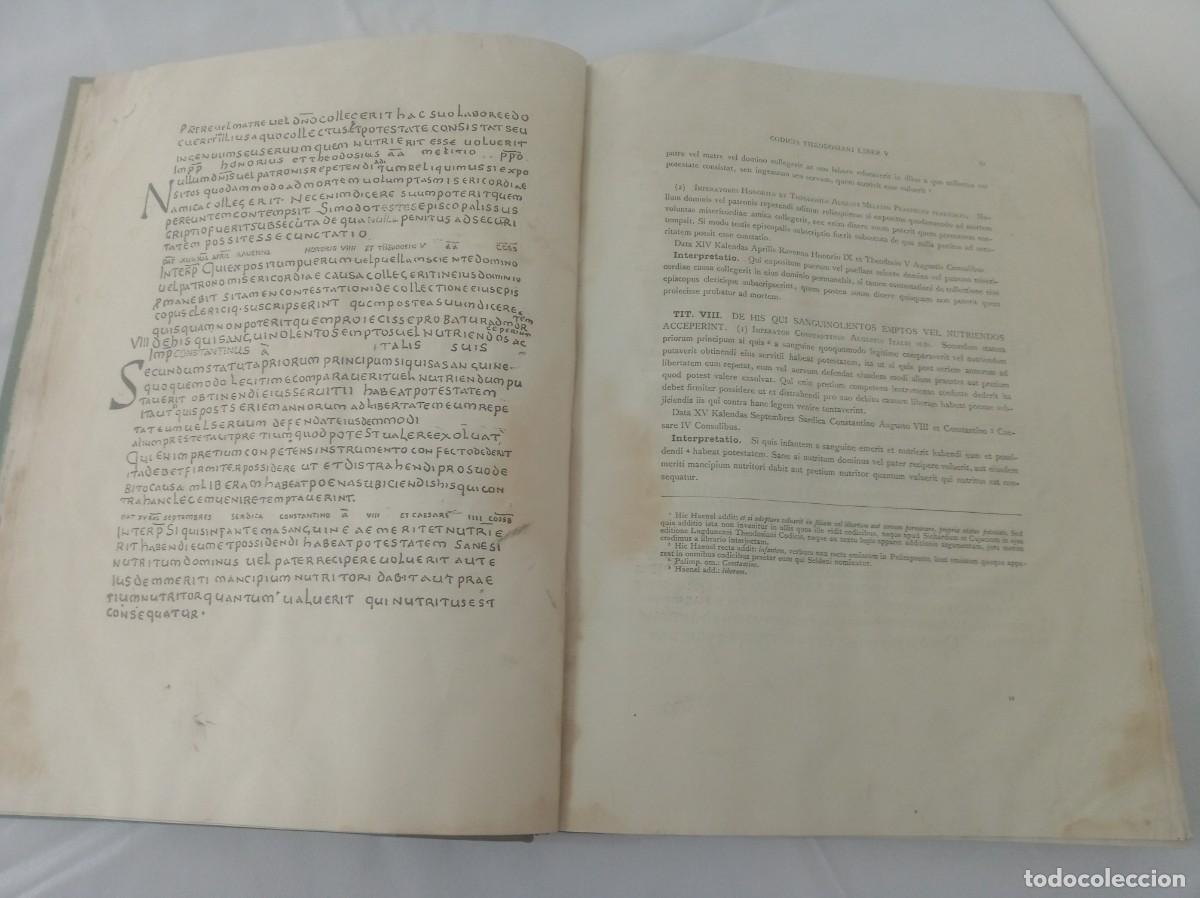 Libros de segunda mano: CODICIS THEODOSIANI LIBER - Foto 4