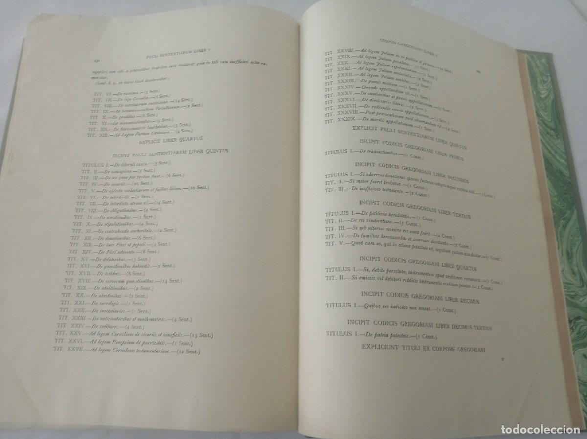 Libros de segunda mano: CODICIS THEODOSIANI LIBER - Foto 7