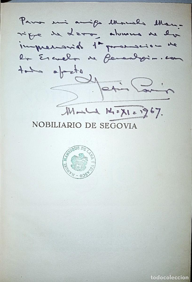 Libros de segunda mano: NOBILIARIO DE SEGOVIA. 5 TOMOS - Foto 2