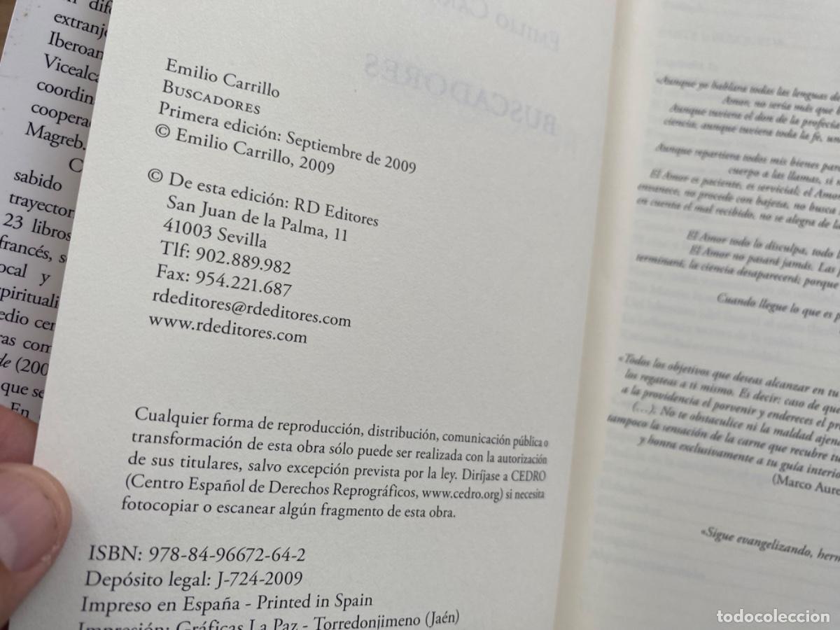 Libros de segunda mano: BUSCADORES - CARRILLO, Emilio - Foto 3