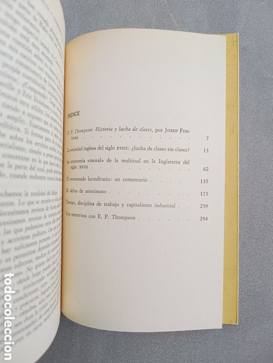 Libros de segunda mano: Tradici&oacute;n, revuelta y consciencia de clase. E. P. Thompson. - Foto 7