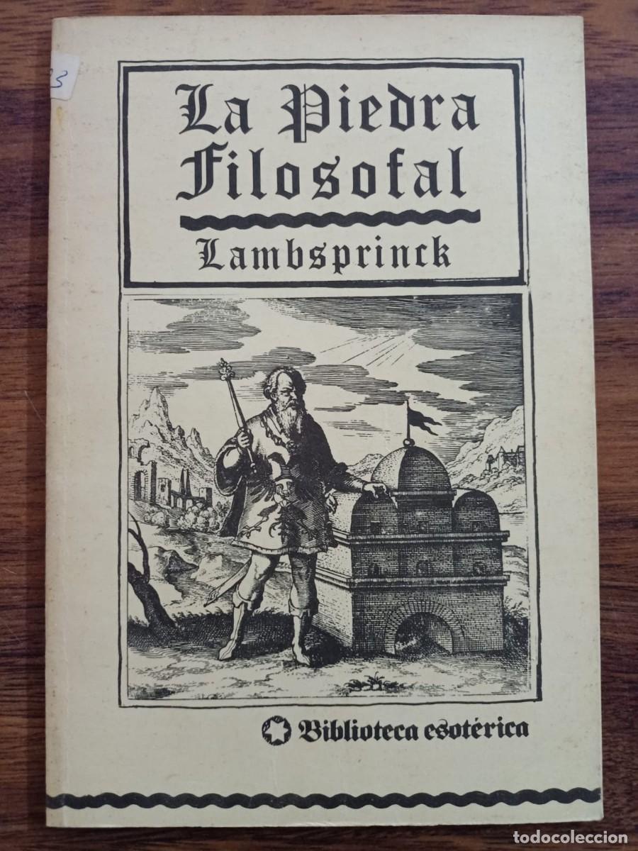 Libros de segunda mano: LA PIEDRA FILOSOFAL, de LAMBSPRINCK - Foto 1