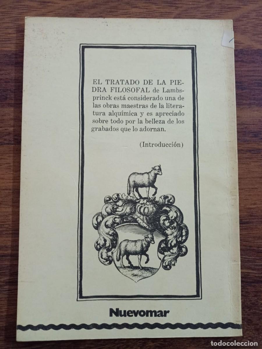 Libros de segunda mano: LA PIEDRA FILOSOFAL, de LAMBSPRINCK - Foto 2