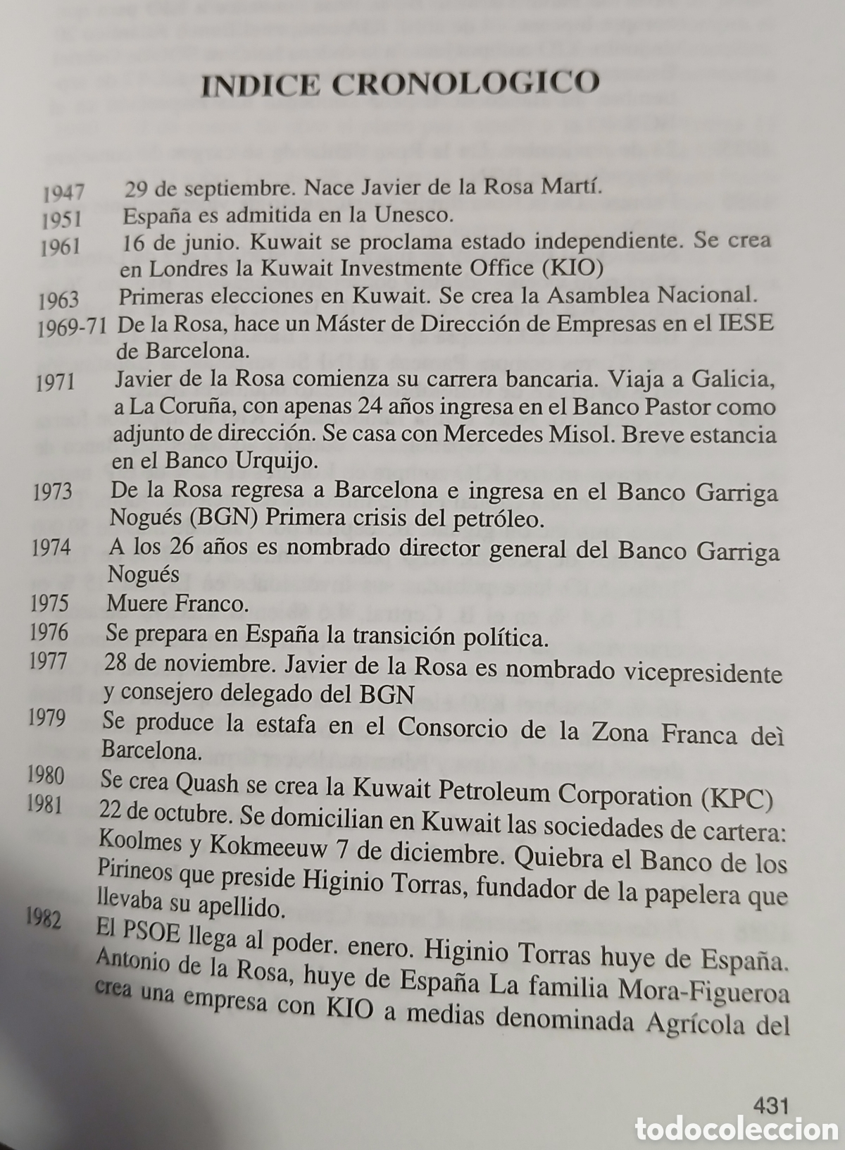 Libros de segunda mano: Javier de la Rosa, Historia de una ambicion desmedida - Foto 9