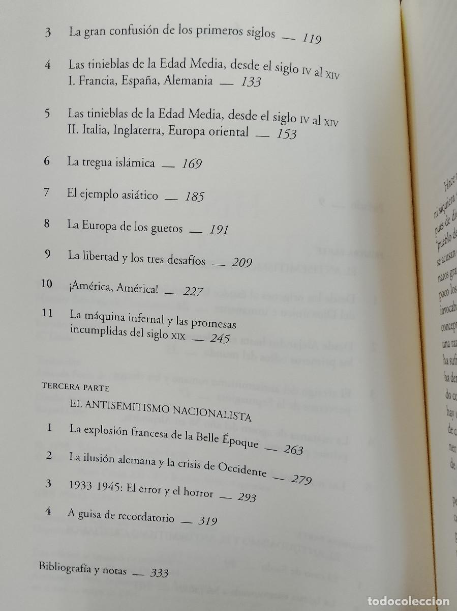 Libros de segunda mano: Gerald Messadi&eacute;: Historia del antisemitismo (Ediciones B Argentina. 2001) - Foto 4