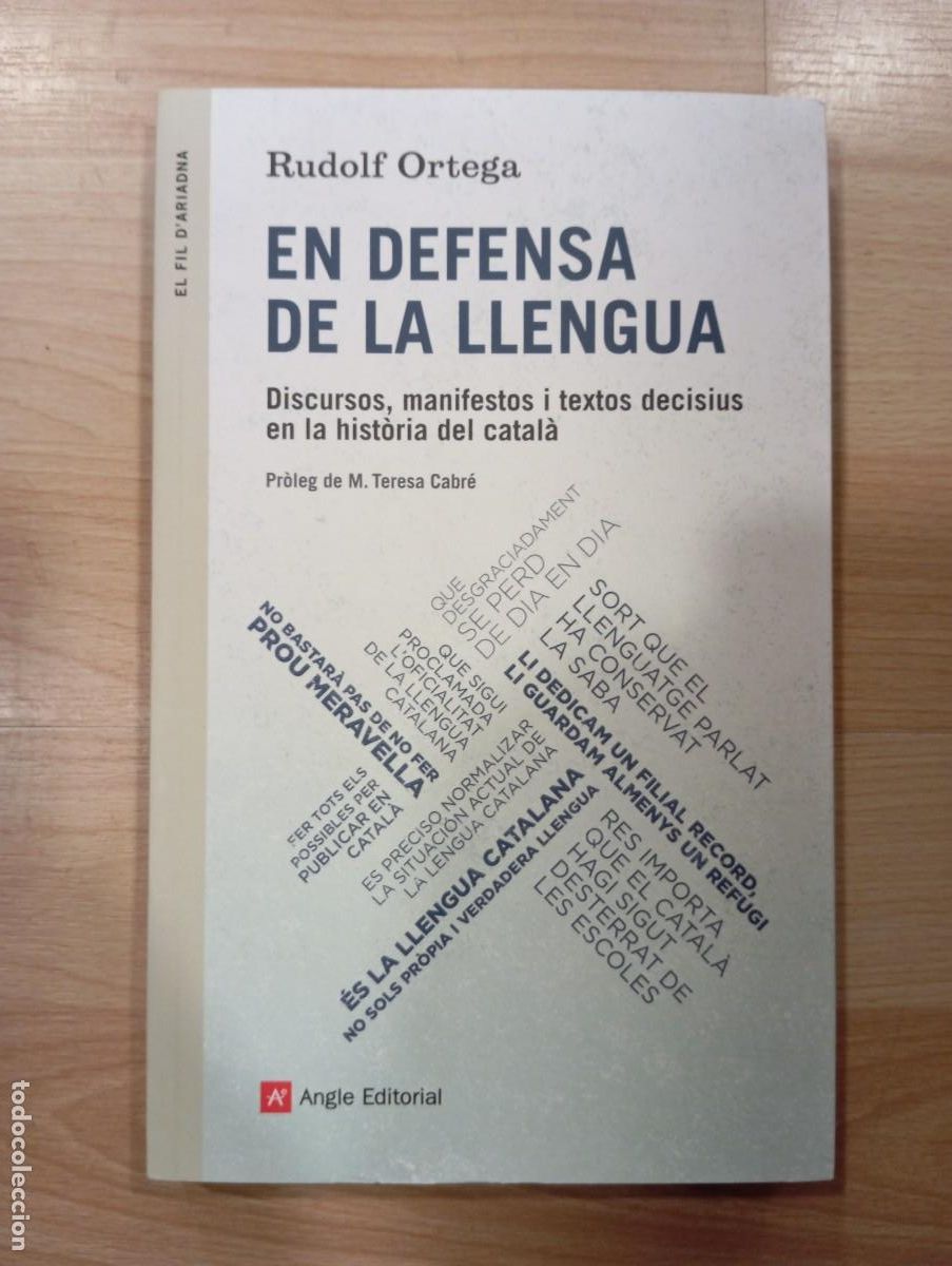 Libros de segunda mano: En defensa de la llengua. Rudolf Ortega - Foto 1