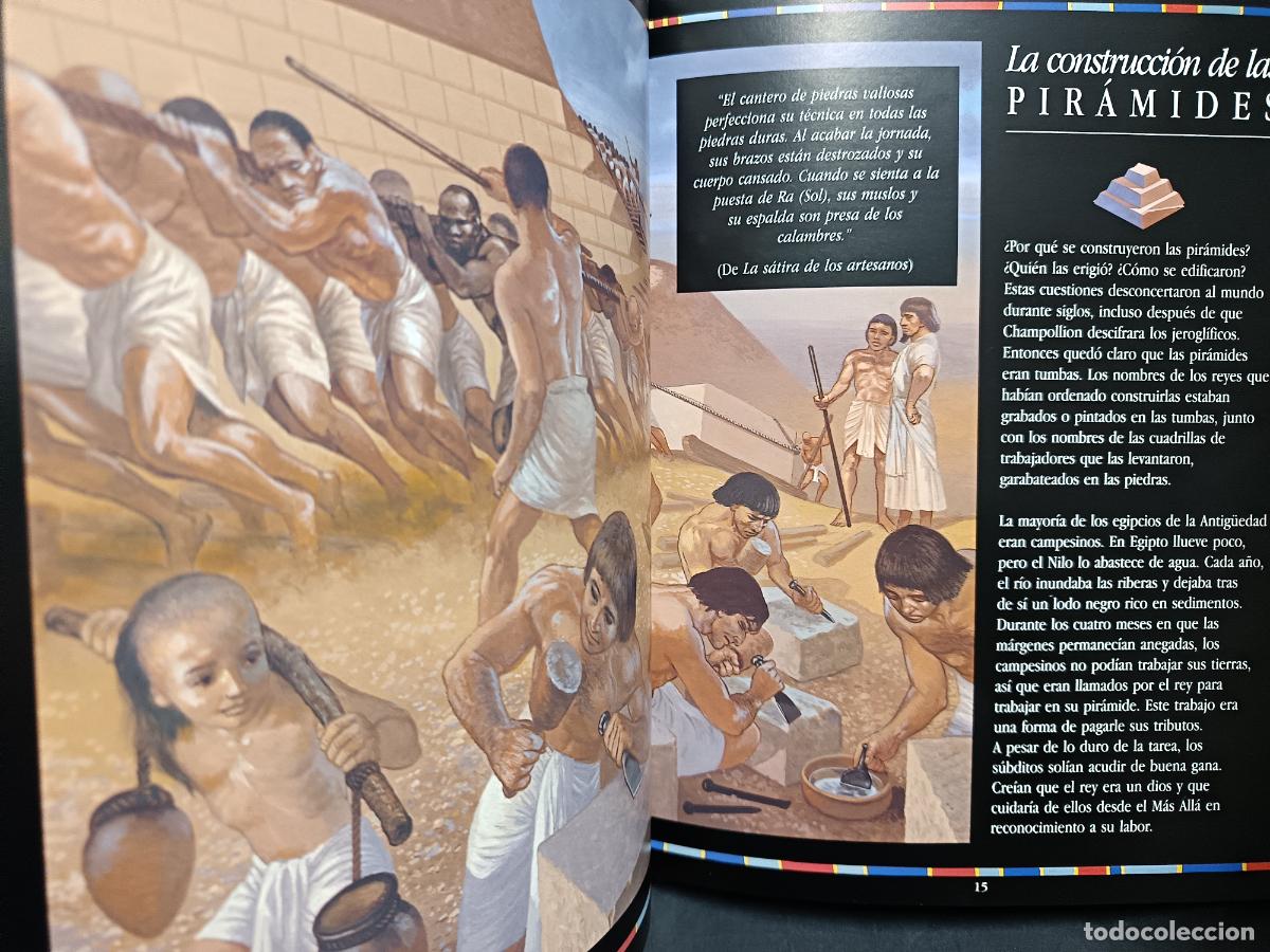 Libros de segunda mano: MISTERIOS DE LAS PIRAMIDES. SM Libro gran formato 1997 - Foto 5