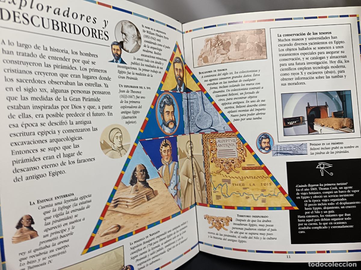 Libros de segunda mano: MISTERIOS DE LAS PIRAMIDES. SM Libro gran formato 1997 - Foto 6