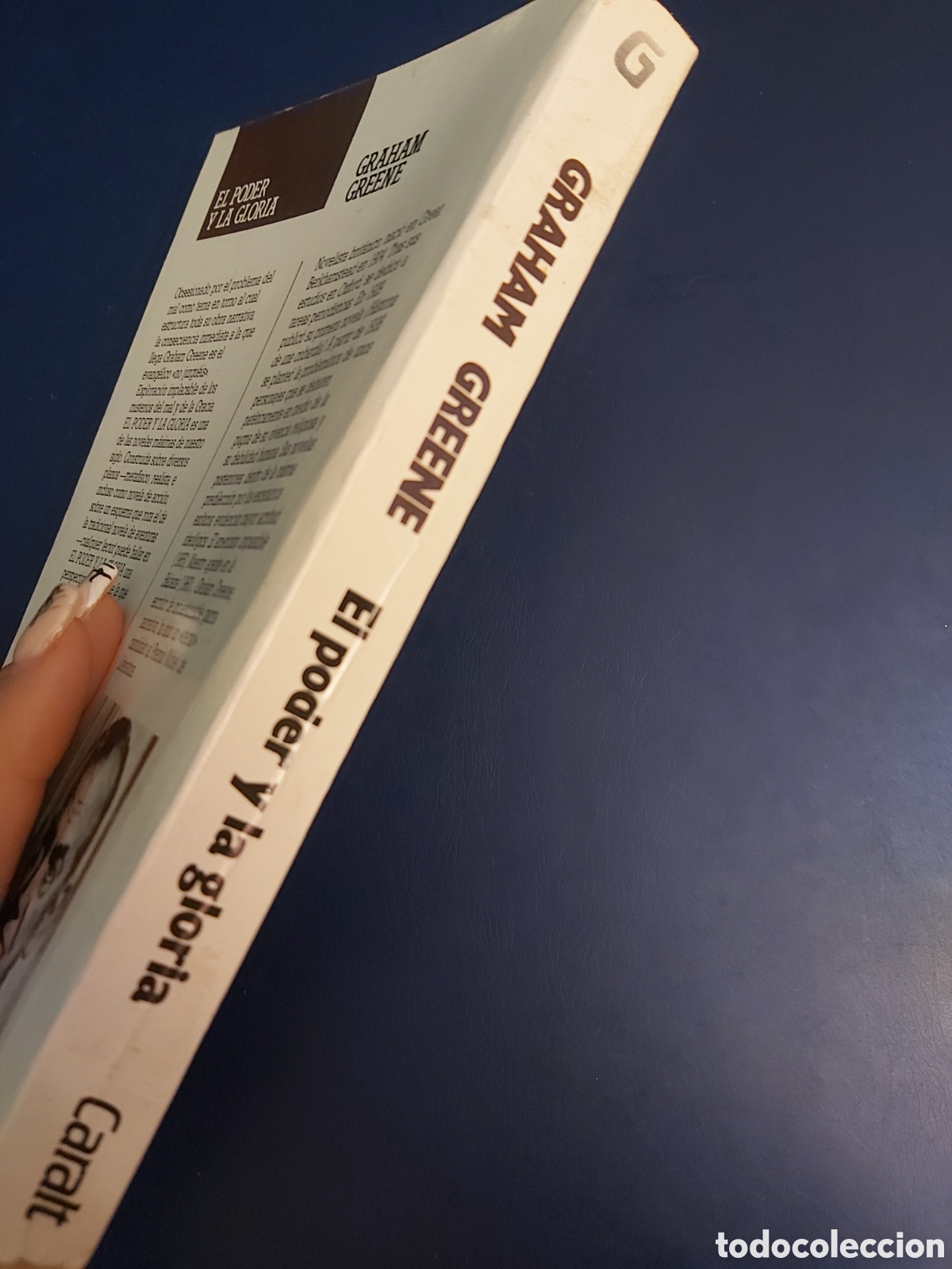 Libros de segunda mano: EL PODER Y LA GLORIA GRAHAM GREENE CARALT 1987 - Foto 2