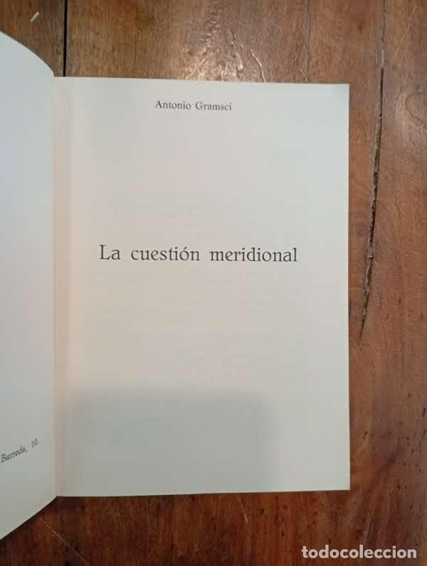 Libros de segunda mano: GRAMSCI, Antonio. La cuesti&oacute;n meridional - Foto 2