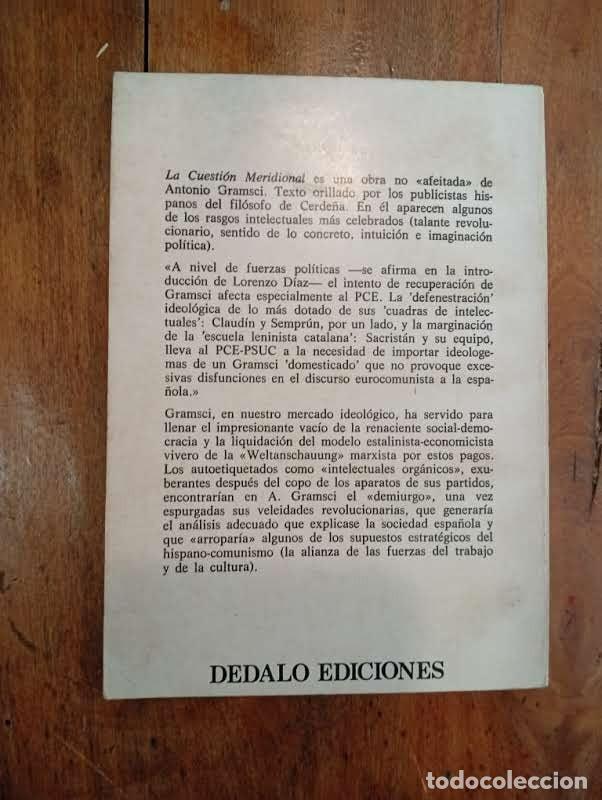 Libros de segunda mano: GRAMSCI, Antonio. La cuesti&oacute;n meridional - Foto 4