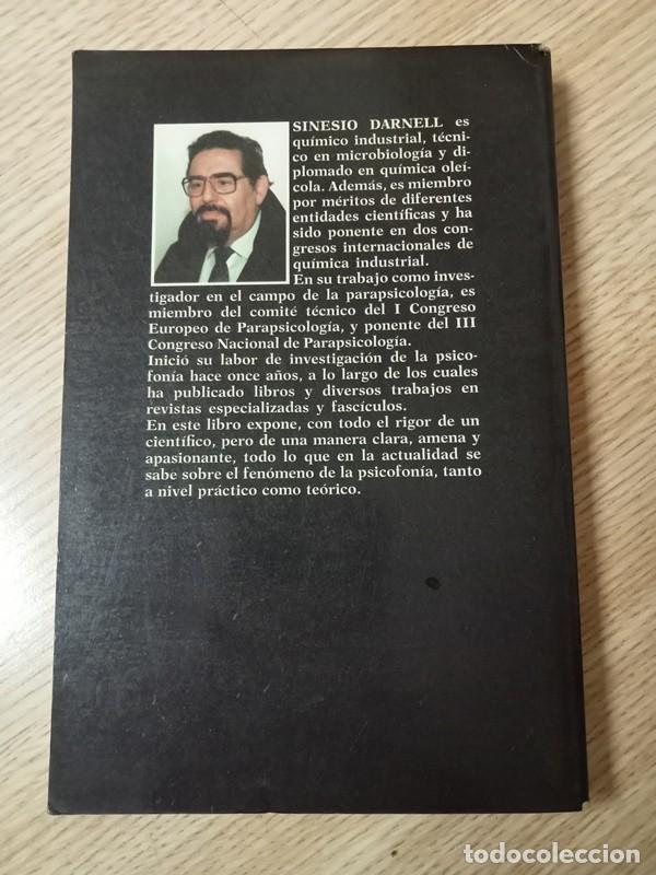 Libros de segunda mano: El misterio de la psicofon&iacute;a prof. Sines&iacute;o Darnell - Foto 2