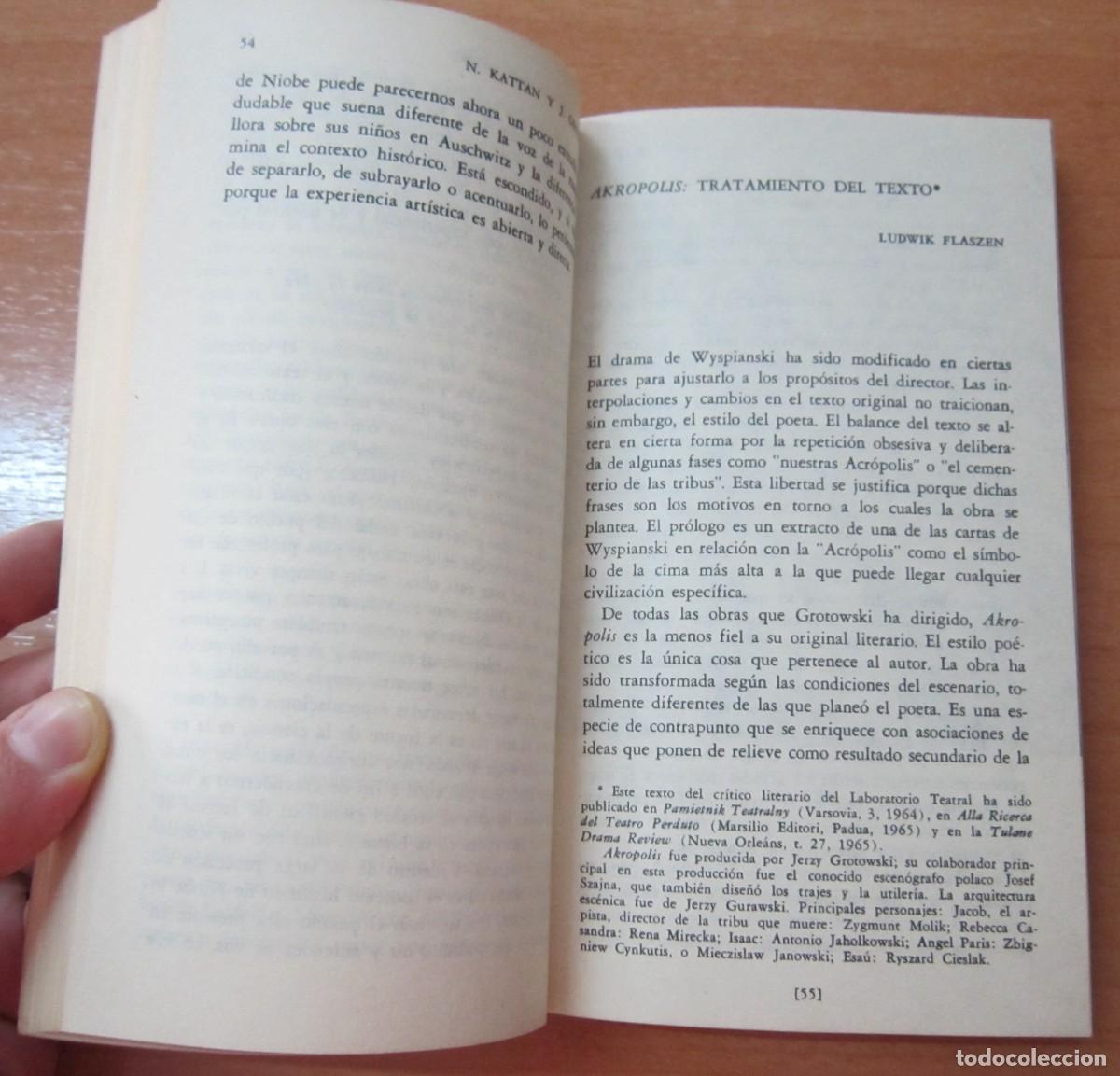 Libros de segunda mano: Hacia un teatro pobre, de Jerzy Grotowski - Foto 3