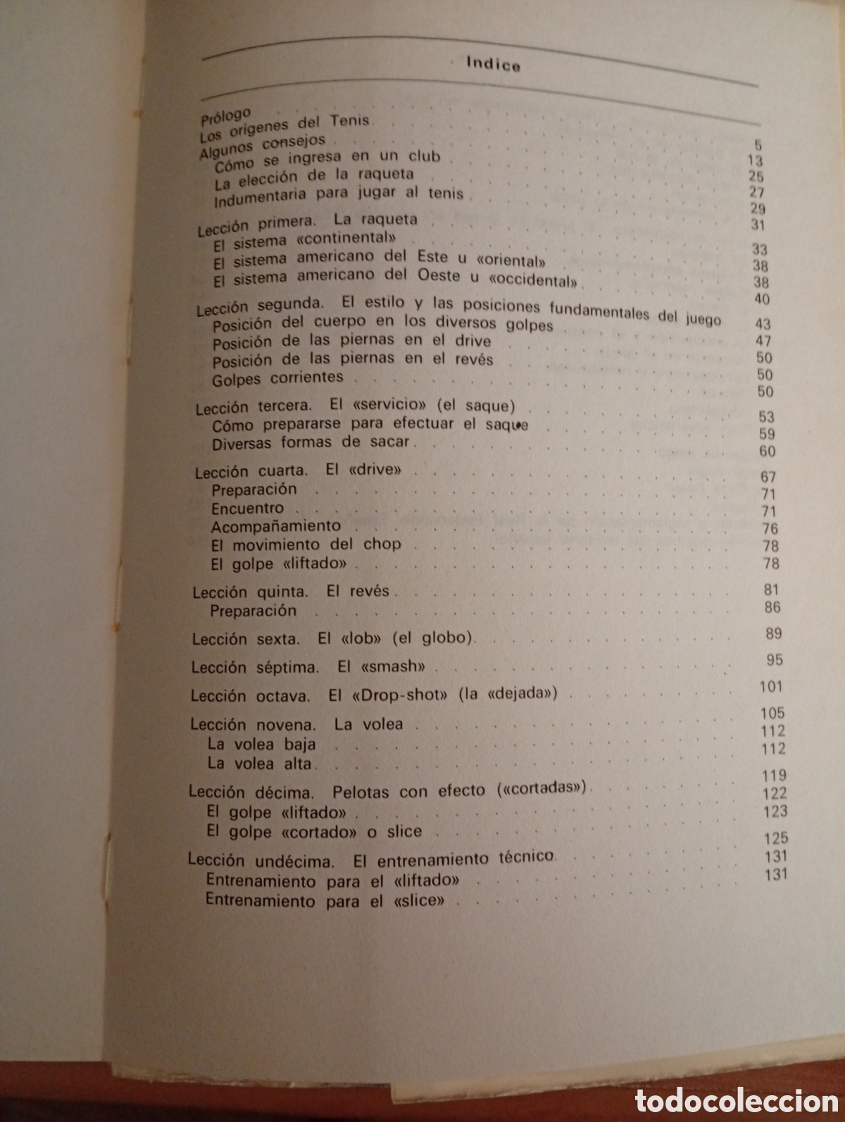 Libros de segunda mano: El tenis en 13 lecciones, Fausto Gardini - Foto 4