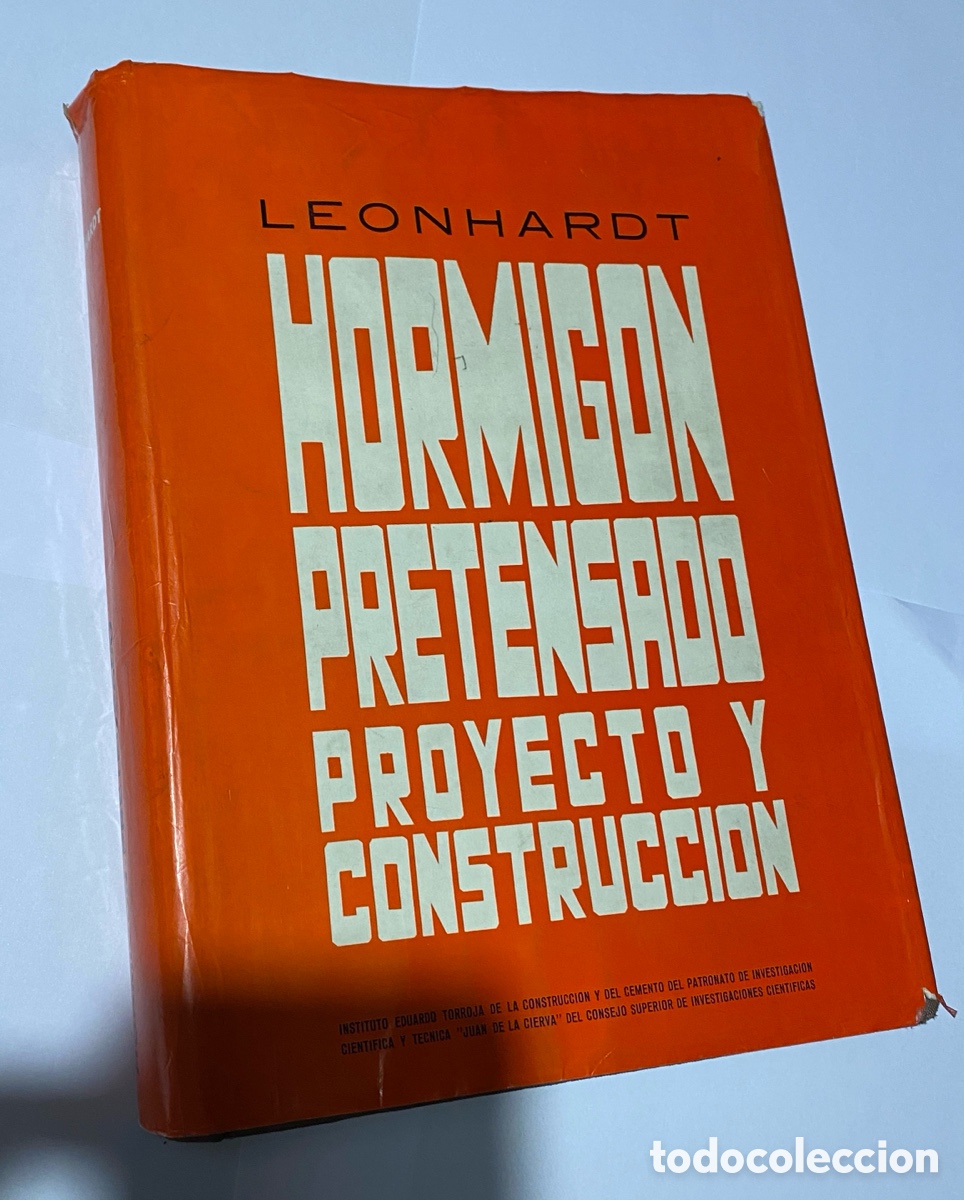 Libros de segunda mano: Hormigon Pretensado Proyecto y Construcci&oacute;n Leonhardt - Foto 1