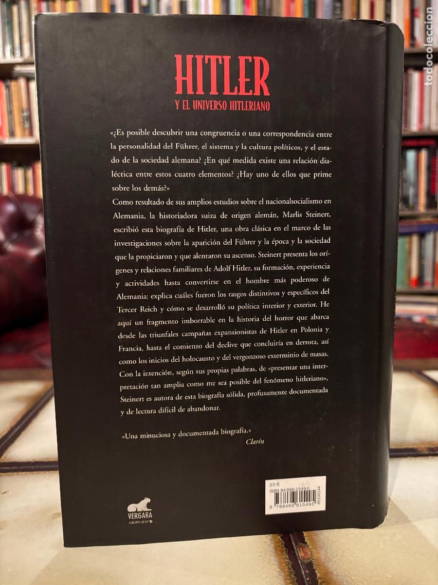 Libros de segunda mano: Hitler y el universo Hitleriano. Marlis Steinert. - Foto 2