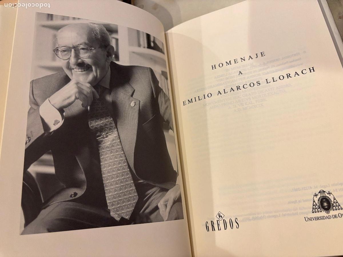 Libros de segunda mano: Homenaje a Emilio Alarcos Llorach. - Foto 3