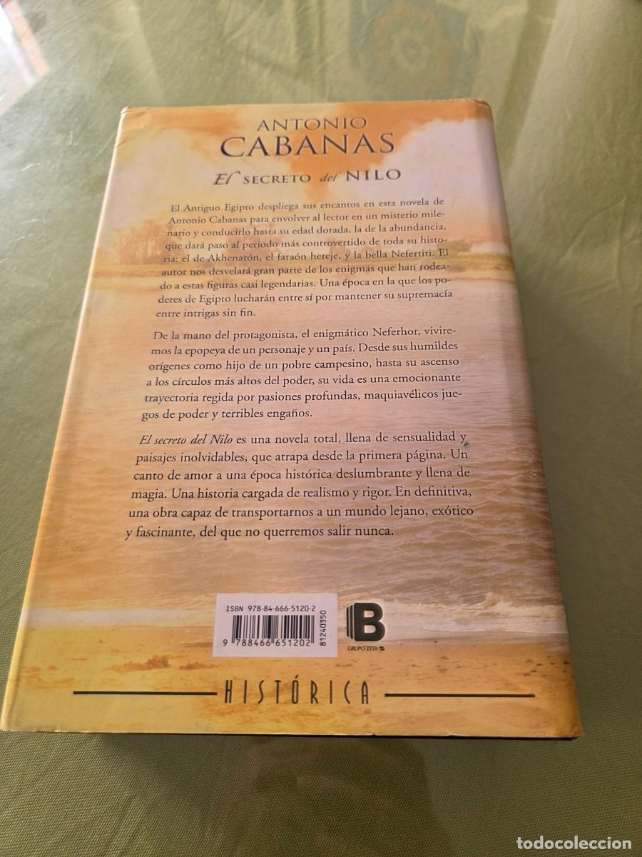 Libros de segunda mano: ANTONIO CABANAS - EL SECRETO DEL NILO - Foto 2