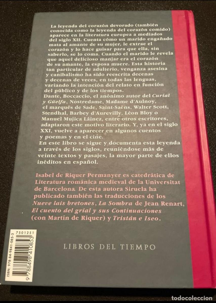 Libros de segunda mano: El coraz&oacute;n devorado: Una leyenda desde el siglo... - Foto 2