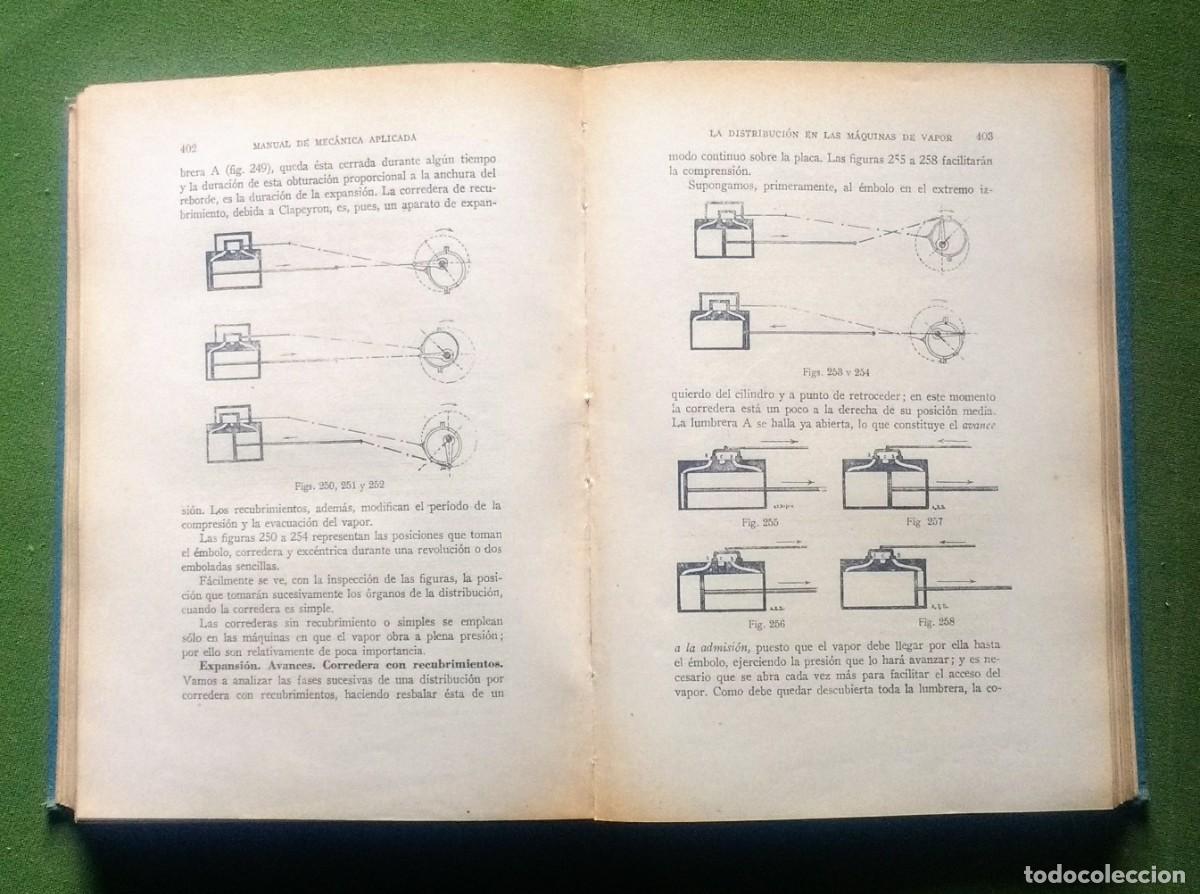 Libros de segunda mano: MECANICA APLICADA - 1943 - M. MAYMO Y R. M. PONS Y BAS.. - Foto 5