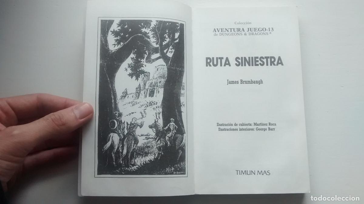 Libros de segunda mano: Ruta siniestra - James Brumbaugh - Dungeons & dragons - Foto 4