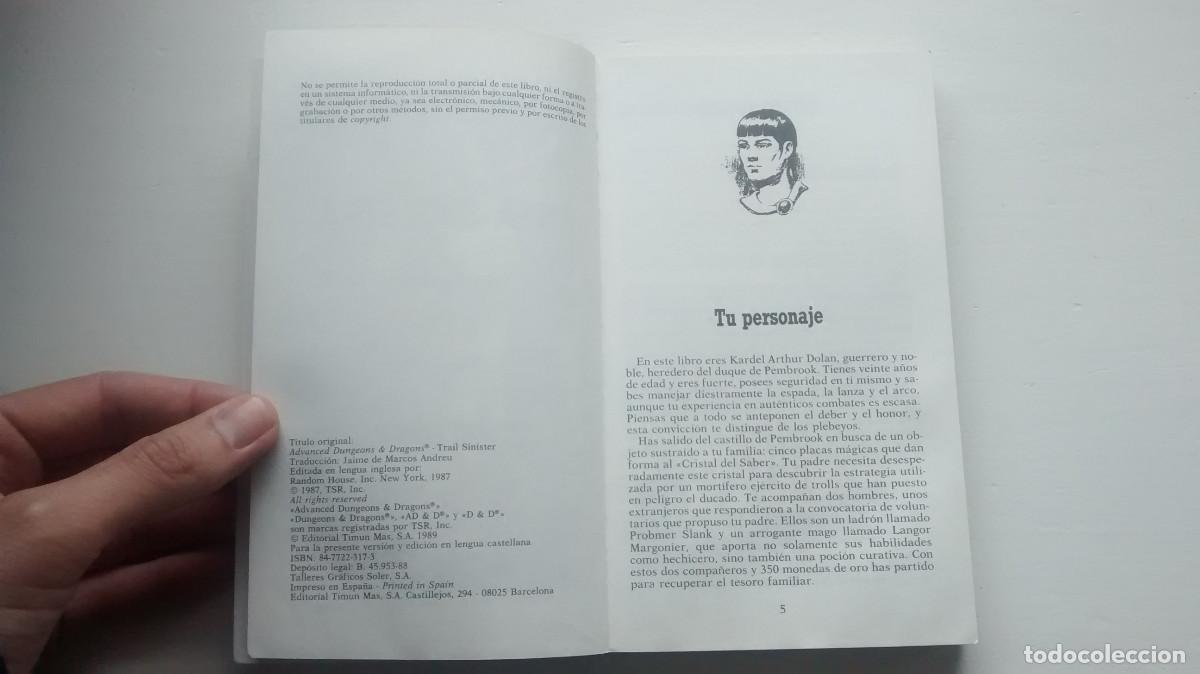 Libros de segunda mano: Ruta siniestra - James Brumbaugh - Dungeons & dragons - Foto 5